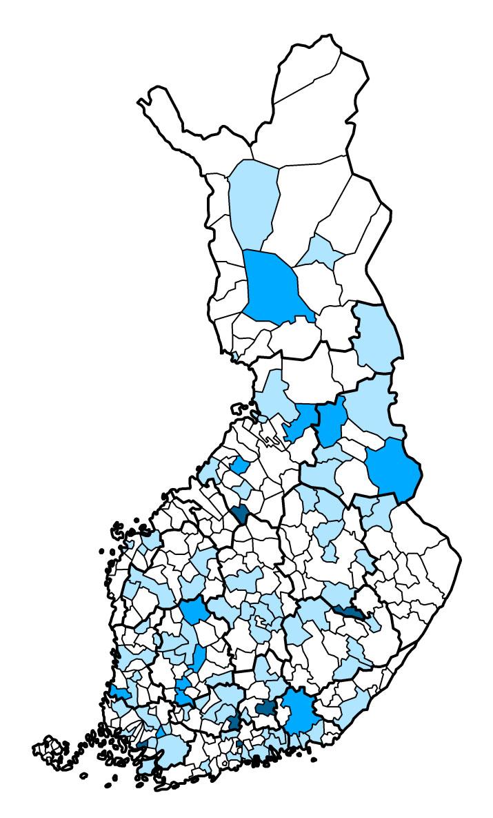 Vuoden 2018 aikana osallistujina yhteensä