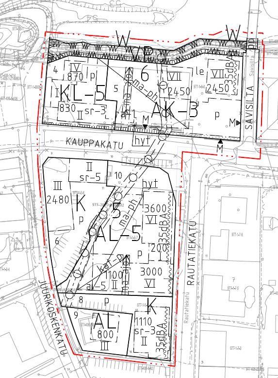 autopaikkoja 41 kpl/ Arkkitehtitoimisto Jorma Paloranta Oy Kuva: Mapecca Oy:n