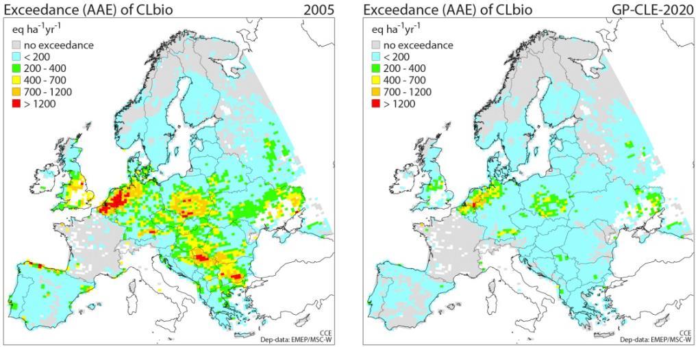 pinta-ala 2005 ja 2020 (Hetteling ym. 2017). Kuva 14.