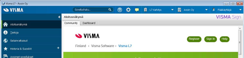 1 Käyttöönotto ja käyttäminen L7:ssä Visma Sign -käyttöliittymä uusittu ja siihen on lisätty monia hyödyllisiä ominaisuuksia. Voit jatkossa seurata Visma Sign palveluun lähettämäsi asiakirjan tilaa.