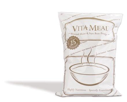 MAKSIMOI LAHJOITUKSESI Nu Skin lahjoittaa yhden ylimääräisen VitaMeal -pussin jokaista ostettua 5-pakkausta kohden.