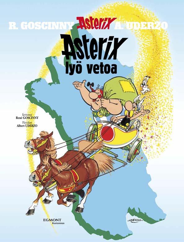 Tästä alkaa tapahtumarikas matka halki kuuluisten kaupunkien. Pikkukoira Idefix tekee ensiesiintymisensä tässä tarinassa.