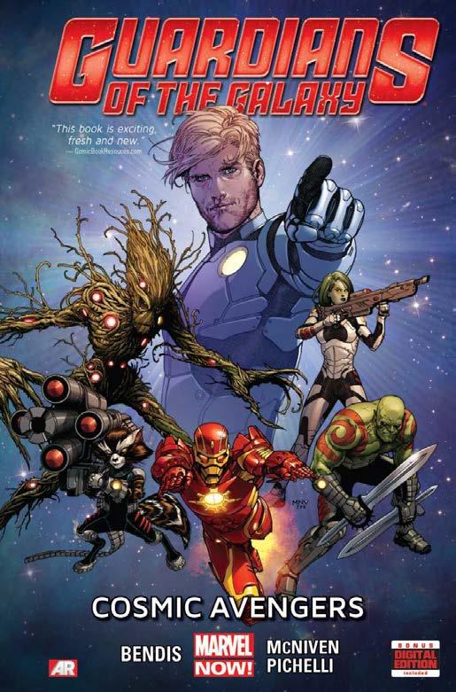 SARJAKUVAKIRJAT GUARDIANS OF THE GALAXY KOSMISET KOSTAJAT Guardians of the Galaxy kuului vuoden 2014 ehdottomiin hittielokuviin.
