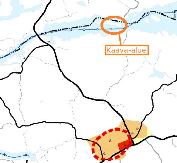 Kaavamuutosalueelle ei kohdistu merkintöjä vaihemaakuntakaavassa.