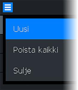 Tähän tarvitaan vähintään kaksi reittipistettä. Reittipisteiden tallentaminen Tallenna uusi reittipiste painamalla Kohdistin/reittipiste-painiketta pitkään.