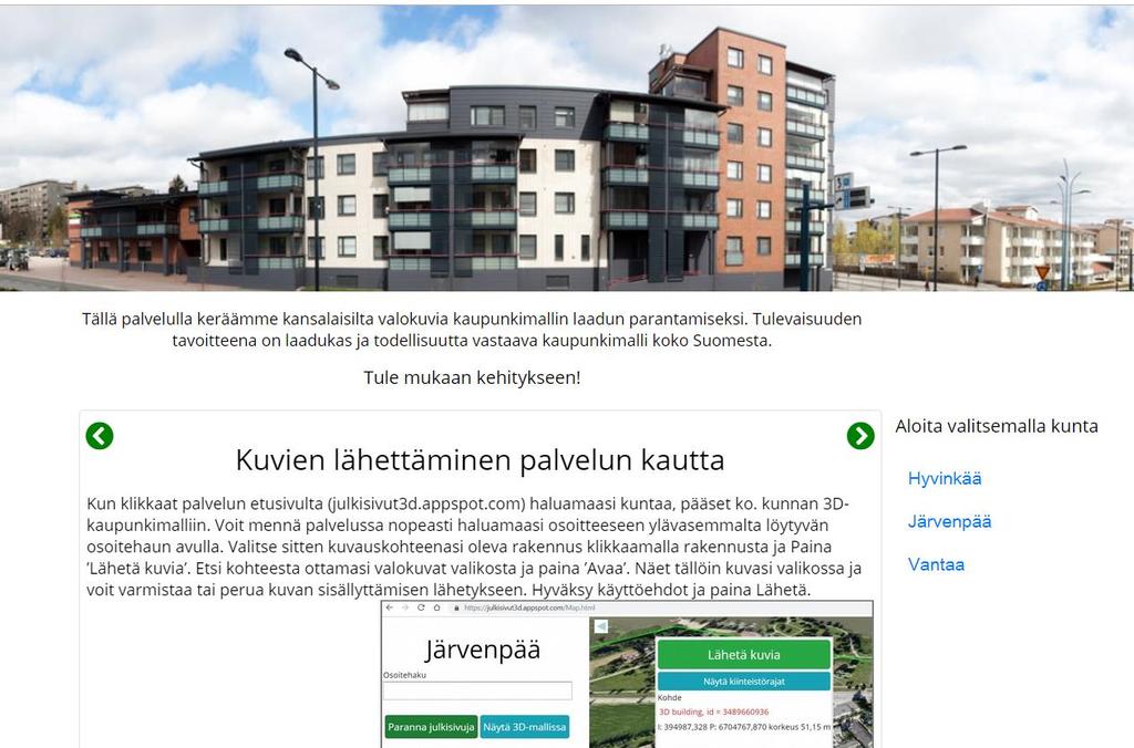 julkisivuvalokuvien