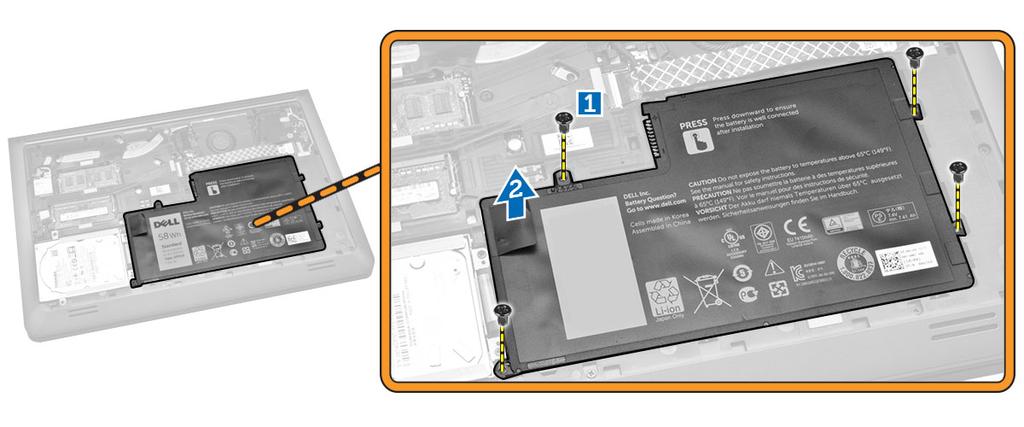 Noudata Ennen kuin avaat tietokoneen kannen -kohdan ohjeita. 2. Irrota rungon suojus 3.