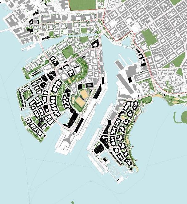 Länsisatama RUOHOLAHTI 1990-6000 ASUKASTA 12000 TYÖPAIKKAA JÄTKÄSAARI 2008-17000 ASUKASTA 6000 TYÖPAIKKAA 6