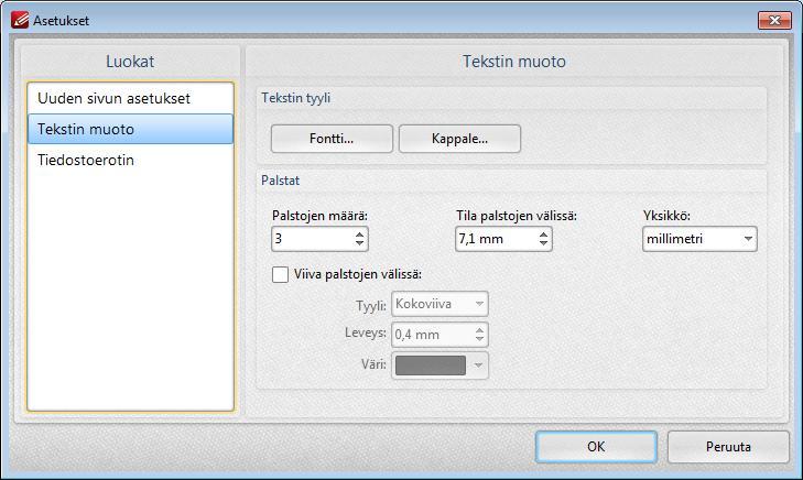 56 PDF-XChange Editor Plus 8.0 Muita uusien dokumenttien luontitapoja Uusia tiedostoja voit luoda myös tekstitiedostoista tai suoraan skannerin avulla.