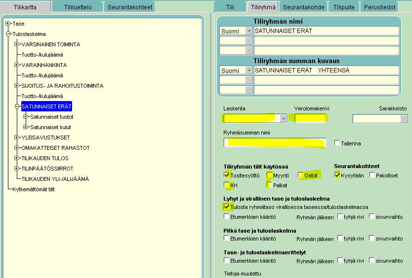 2) Poistetaan tiedot ja