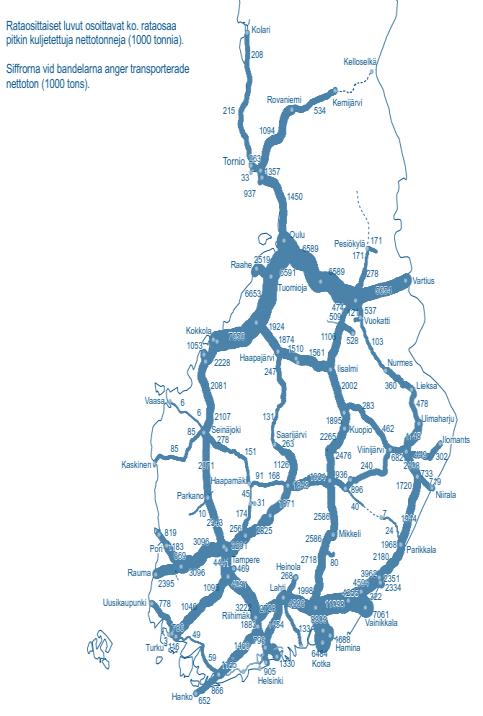 4 Luonnonvarat jalostetaan tuotteiksi Itäisessä Suomessa on merkittävä määrä elinkeinoelämän kuljetuksia!