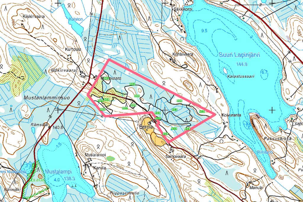 Omistaja: Kunta: JOENSUU Metsätila: EEROLA Kiinteistönumero: 167-431-2-4