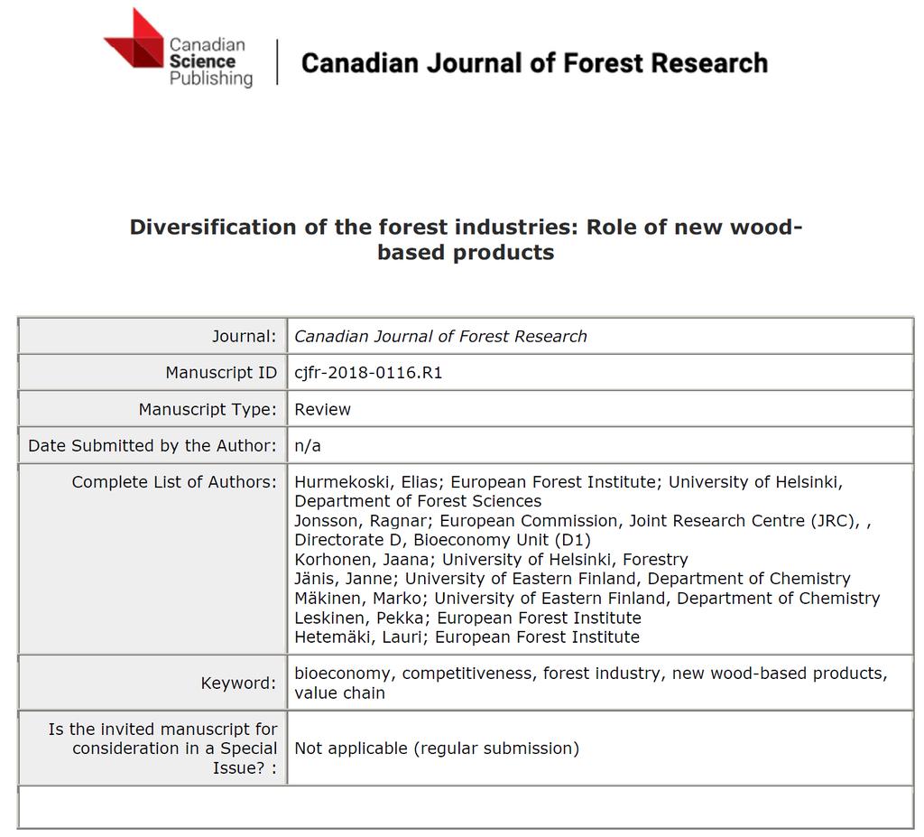 Hypoteettinen esimerkki: 1-2% ratkaisu vuoteen 2030 Oletetaan, että perinteisissä isoissa metsäteollisuusmaissa (Suomi, Ruotsi, Kanada ja USA) tuotetut puupohjaiset tuotteet saavuttavat 1-2%