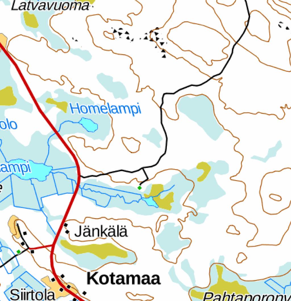 Kartta malminetsintälupahakemusalueesta (mittakaava ohjeellinen) Liite 1 75889300120001 75842400450010 75842401170002 75842400300003 75842400440012 75842400550006