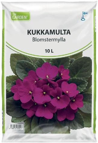 istutusastioihin istutettaville kesäkukille.