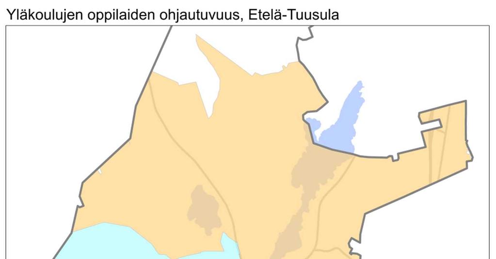 Yläkoulujen osalta palveluverkossa 2025 ovat Jokela yläkoulu, Kellokosken