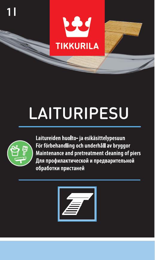 Laituripesu Huoltopesuun ja esikäsittelyyn