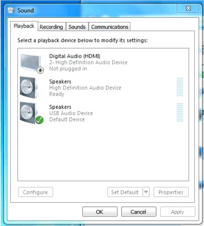 Kytkeminen tietokoneeseen, jossa Windows 7 -käyttöjärjestelmä (kuvassa englanninkielinen) 2.