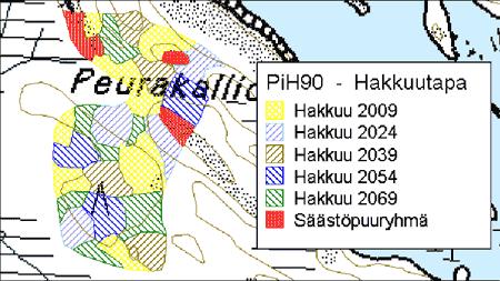 Metsikön hidas läpikäynti pienaukoilla koko metsikkö käydään läpi kiertoajassa lopputuloksena ryhmittäin eri-ikäinen metsä