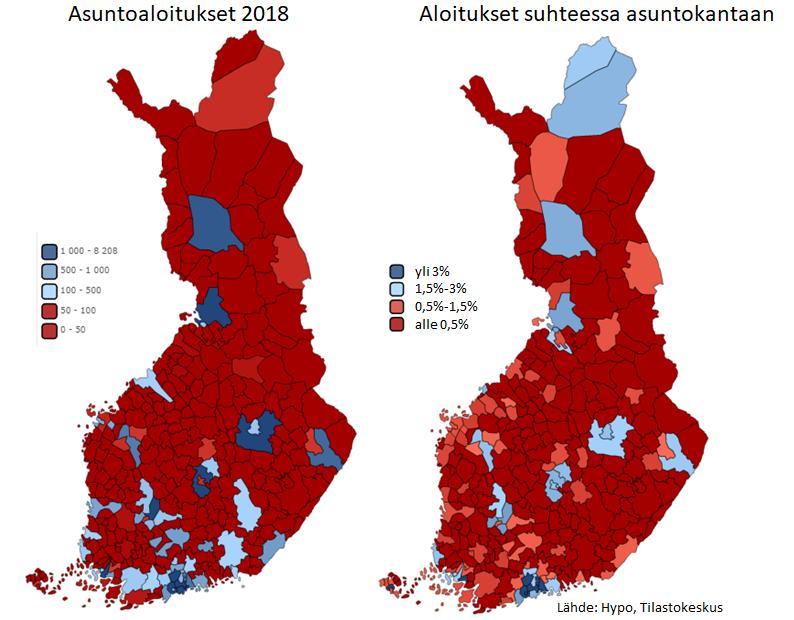 Asuntokauppa on kasvanut vain hitusen uusien asuntojen kaupan ansiosta, kun vanhojen asuntojen ja tavallisten kotitalouksien asuntokauppa on jopa supistunut.