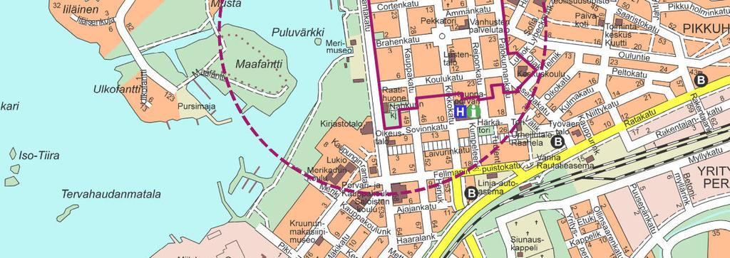 Asemakaavanmuutosalue Arvioitu lähialue, jolle hankkeella saattaa
