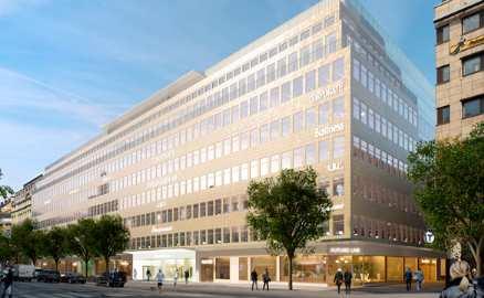 Referenssit: Sveavägen 44, commercial building in Stockholm City Projektin nimi: Investoija: Diligentia