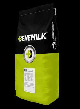 Millainen rehu Benemilk on pitoisuusrehu, joka kohottaa maitotuotoksen ohella erityisesti rasvapitoisuutta, myös valkuainen kohoaa Benemilk-rehuilla rehuseoksen energiapitoisuutta voidaan nostaa