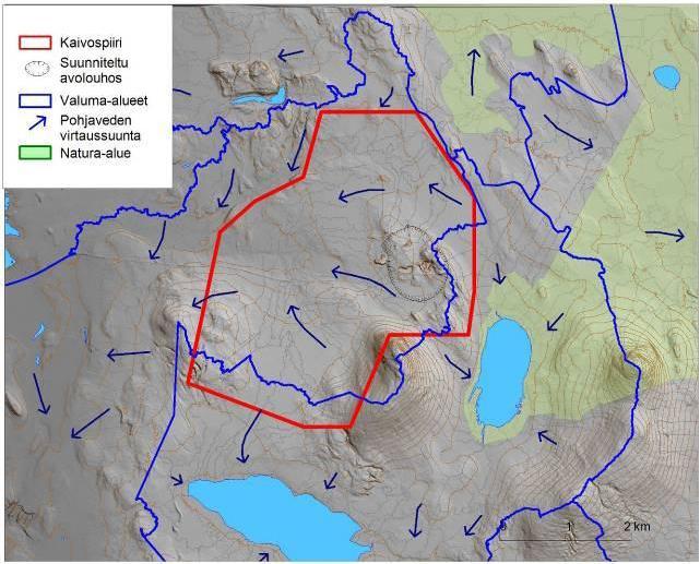 147(352) pohjavesi on Kevitsanvaaran alarinteellä ja Kitisen rannan tuntumassa (noin 5 metriä maan pinnan alapuolella).