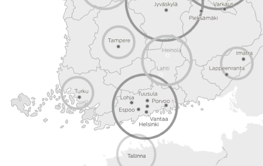 I JÄT - H Ä M E E S S Ä. Kaupunkilehtien markkinajohtaja Suomessa.