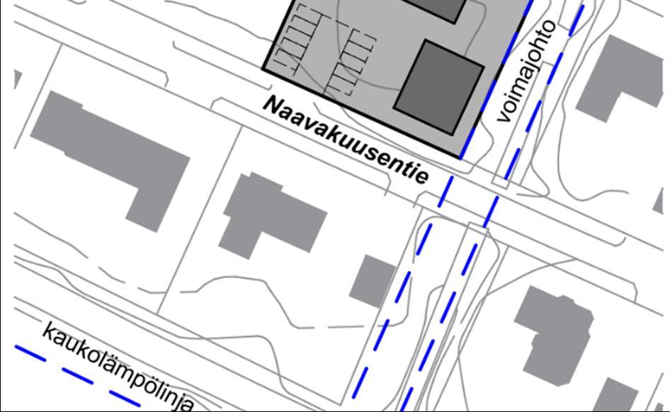 - Kainuuntien varren viereiset tontit nykyisin osoitettu asemakaavassa ympäristöhäiriötä aiheuttamattomille teollisuusrakennuksille.