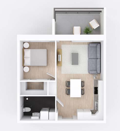 40,5 m² 2 h+kt A4 1. KERROS A15 2.