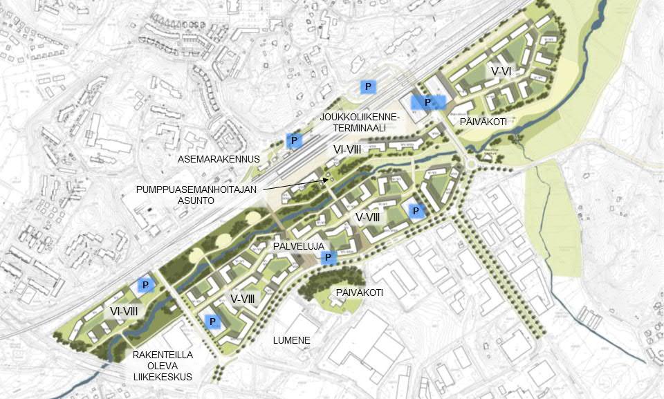 s. 8 / 10 KUVIA VALMISTELUAINEISTOSTA Asemakaavan
