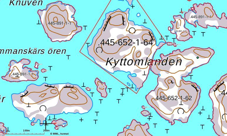 Kiinteistöllä Köttomlandet (Kyttomlanden saarten itäsaari) oleva RA1-alue on virhellisesta rajattu siten, että 1980-luvulta oleva vapaa-ajanasunto sijaitsee SL-alueella.