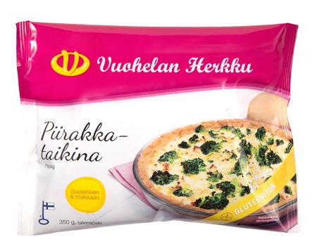 250 g AINESOSAT: vesi, gluteeniton kaurajauho, riisijauho, tapiokatärkkelys, oliiviöljy, psyllium, hiiva, nostatusaineet (natriumbikarbonaatti, dinatriumdifosfaatti), jodioitu suola, sokeri. Energia.