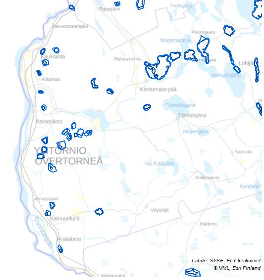 3.2.2 Vesistöt ja pohjavedet Osayleiskaava-alueen tärkeimmät vesistöt ovat Tornionjoki sekä Tengeliönjoki ja sen järvilaajentuma Portimojärvi. Vesistöt on kuvattu tarkemmin luontoselvityksessä.