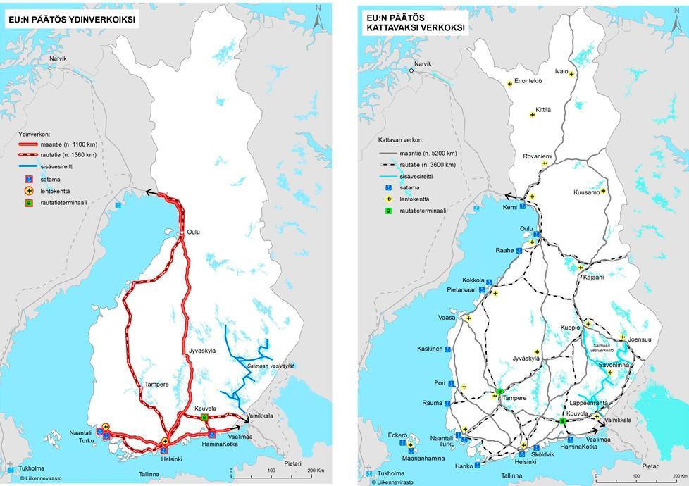 - vähennetään päästöjä tuottavan liikenteen suoritetta (kilometrejä) ja parannetaan muilla tavoin liikennejärjestelmän energiatehokkuutta.