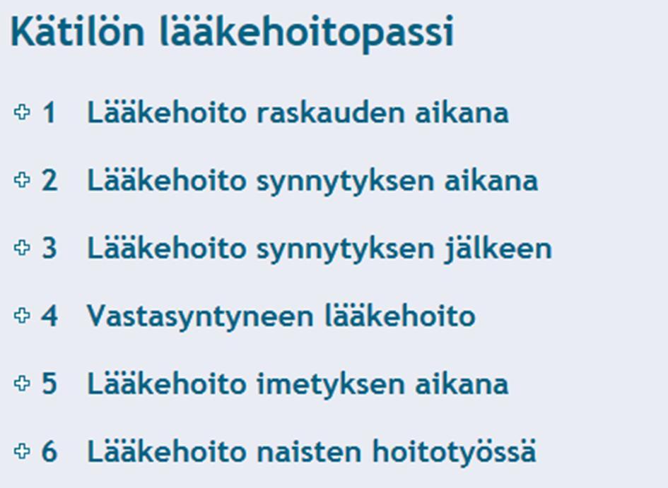 Kätilöopiskelijoilla oma lisäosa Otettu käyttöön vuoden 2016 alusta Näkyy vain, jos on kirjautunut