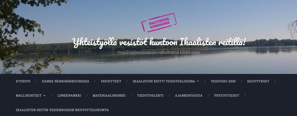 7 Hankkeen kotisivut http://www.ikaalistenreitti.