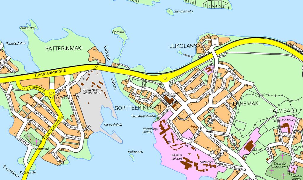 1 SAVONLINNAN KAUPUNKI ASEMAKAAVAN SELOSTUS PALOASEMA, LAITAATSILLANTIE 13. kaupunginosa, korttelit 13-31-6, 13-72-1 1 PERUS- JA TUNNISTETIEDOT 1.