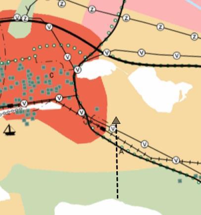 Uudenkaupungin keskeisen alueen yleiskaavassa vuodelta 1994 alue