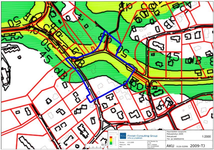 Pohjoinen Heikelintie 23 25, Ak 228 7.3.2019 5(11) 1.3.3 Suojelukohteet Suunnittelualueella ei ole asemakaavalla tai rakennussuojelulla suojeltuja kohteita. 1.3.4 Ympäristön häiriötekijät Liikenne Suunnittelualueella ei ole suoritettu liikennelaskentoja asemakaavan muutosta varten.