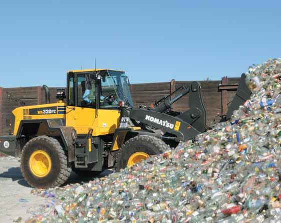 Jätteenkäsittely Varustelemme pyöräkuormaajamme jätteenkäsittelyssä esiintyvien erilaisten olosuhteiden mukaisesti.