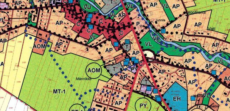 VIMPELIN KUNTA KESKUSTAN ASEMAKAAVAN MUUTOS JA LAAJENNUS, KANTATIEN 68 YLEISEN TIEN ALUE, KORTTELIT 52-54 8 Vimpelin kunta kuuluu Etelä-Pohjanmaan liiton