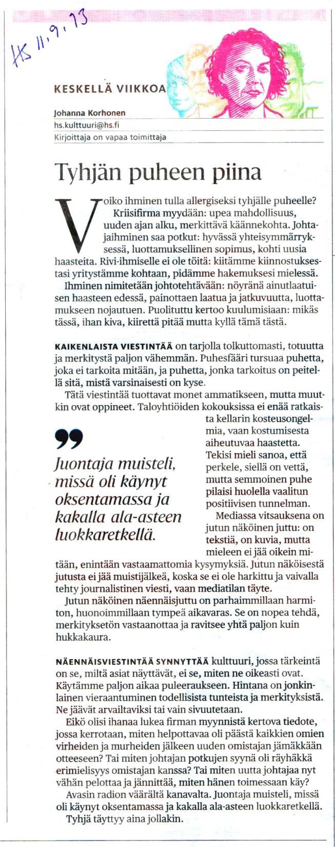 Voiko ihminen tulla