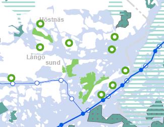 Ympäristön voimavarat ja vetovoima Virkistysalue ja virkistyskäytön kohdealue Virkistysalue Virkistysalue, Östersundom Virkistyskäytön kohdealue Tavoitteena virkistykseen soveltuvien alueiden