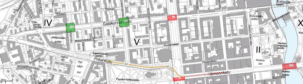 Satakunnankatu-Kortelahdenkatu (307) 0,02 Satakunnankatu-Sotkankatu (308) 0,02 Paasikivenk.-Sepänk.