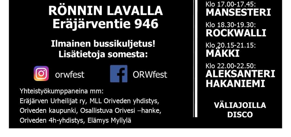 paikallisia yrityksiä.