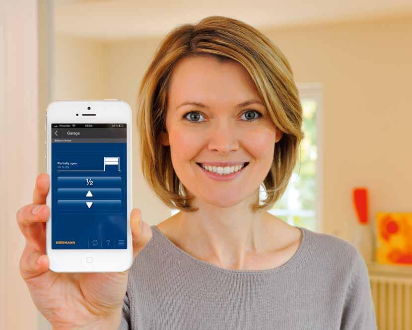 UUTTA BiSecur Gateway ja älypuhelinsovellus Käyttölaitteiden, ulko-ovien ja muiden