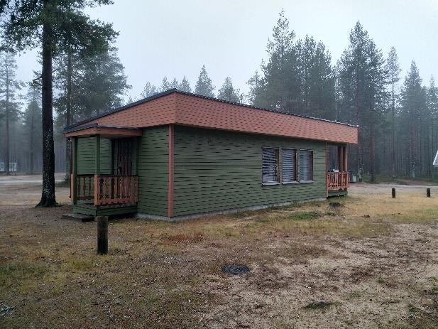 Hossanniemen rakennuskantaa.