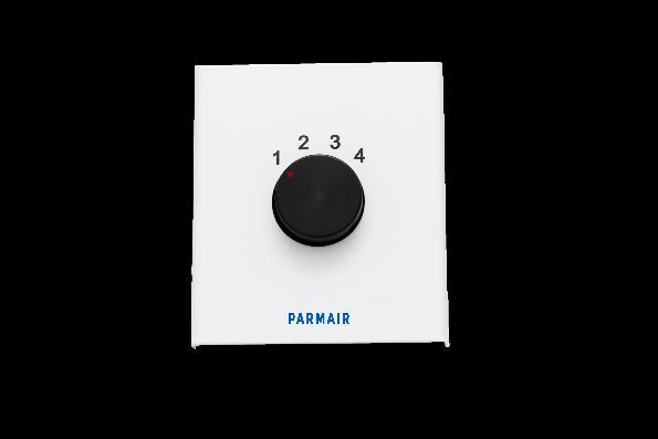6 OMINAISUUDET Käyttöliittymät Parmair MAC kosketusnäyttö PARMAIR MAC My Air Control Parmair ilmanvaihtolaitteet toimitetaan ohjauspaneelilla, joka on 3.
